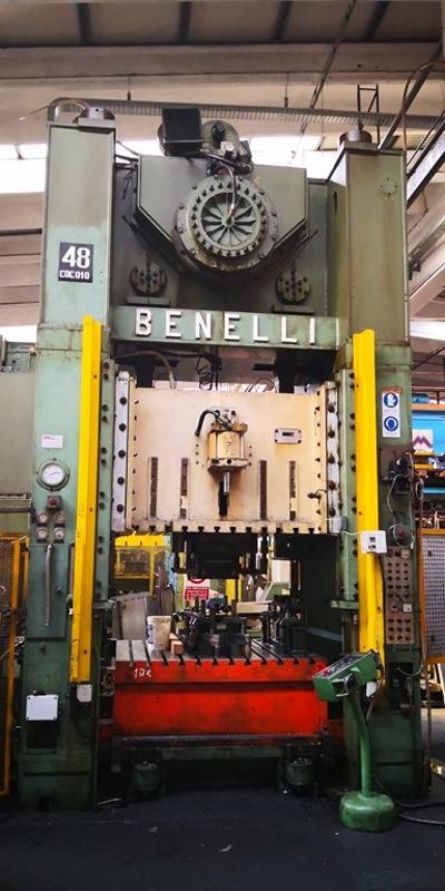 BENELLI / Ton 315 Prensa mecánica de doble montante para estampado de chapa en frio